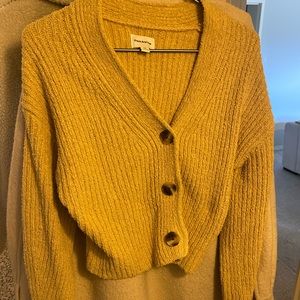 Frank and Oak Cropped Cardigan XXS